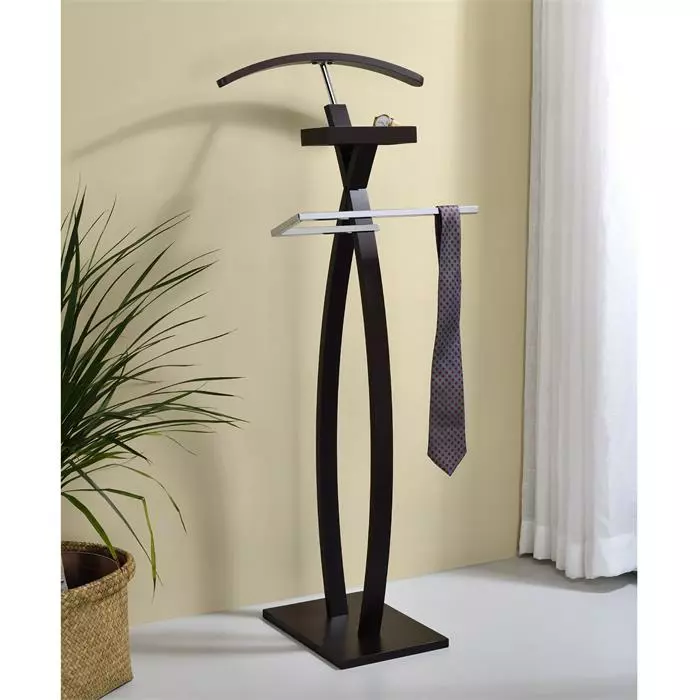 IDIMEX Herrendiener ROBIN Mit Hosenbügel Dunkelbraun 2 IDIMEX Herrendiener ROBIN Mit Hosenbügel Dunkelbraun – Bild 2