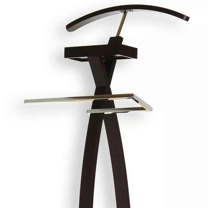 IDIMEX Herrendiener ROBIN Mit Hosenbügel Dunkelbraun 3 IDIMEX Herrendiener ROBIN Mit Hosenbügel Dunkelbraun – Bild 3