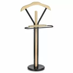 Sideboards Verkäufe 17 IDIMEX Herrendiener MATTEO Mit Ablage Und Bügelteil, In Schwarz/Sonoma Eiche