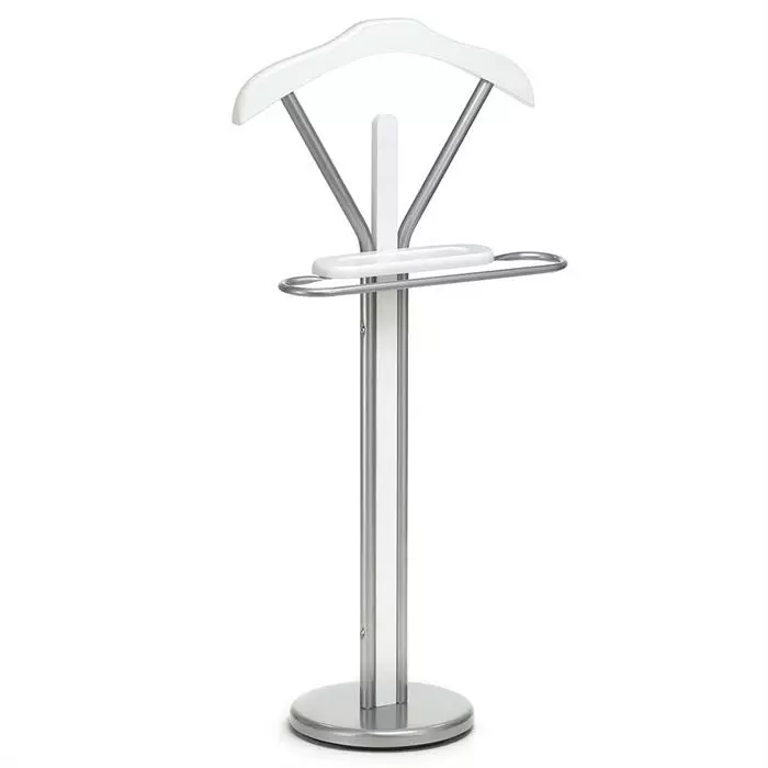 IDIMEX Herrendiener FABIO In Weiß/alufarben 1 IDIMEX Herrendiener FABIO In Weiß/alufarben