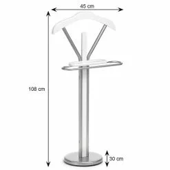 IDIMEX Herrendiener FABIO In Weiß/alufarben 5 IDIMEX Herrendiener FABIO In Weiß/alufarben -Sideboards Verkäufe 3056 2