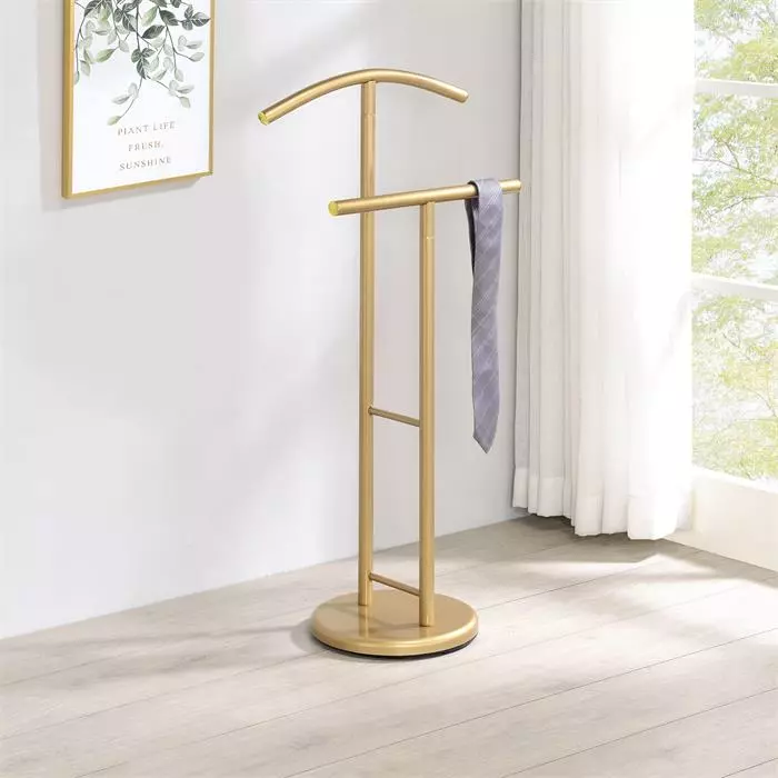 IDIMEX Herrendiener LAURENZ Mit Hosenbügel, Gold 2 IDIMEX Herrendiener LAURENZ Mit Hosenbügel, Gold – Bild 2