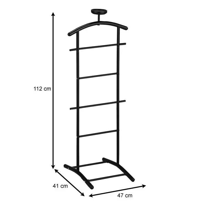 IDIMEX Herrendiener Stummer Diener ATRIX Schwarz 3 IDIMEX Herrendiener Stummer Diener ATRIX Schwarz – Bild 3
