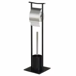 IDIMEX Toilettenpapierhalter ONA In Schwarz, Freistehend