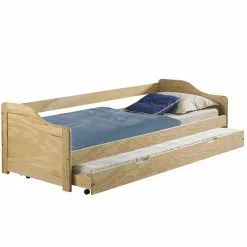 IDIMEX Ausziehbett LISA Kiefer Massiv, Natur, 90x200 Cm