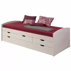 IDIMEX Bett Mit Stauraum JULIA 90x200 Cm, In Weiß