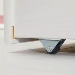 IDIMEX Bett Mit Stauraum JESSY 90x190 Cm, Mit Ausziehbett In Weiß/rosa -Sideboards Verkäufe 5057 AC4