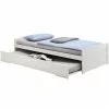 IDIMEX Ausziehbett LORENA 90x200 Cm, Kiefer In Weiß
