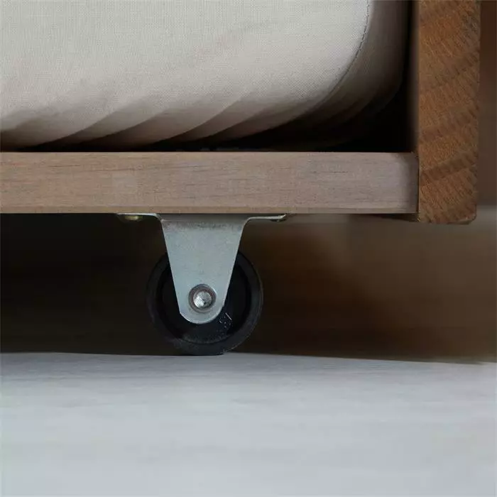 IDIMEX Ausziehbett LORENA 90x190 Cm, Kiefer Massiv In Taupe 6 IDIMEX Ausziehbett LORENA 90x190 Cm, Kiefer Massiv In Taupe – Bild 6