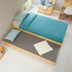 IDIMEX Ausziehbett LORENA 90x190 Cm, Kiefer In Natur/weiß -Sideboards Verkäufe 5089 AC3