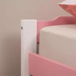 IDIMEX Ausziehbett LORENA 90x190 Cm, Kiefer In Weiß/rosa 9 IDIMEX Ausziehbett LORENA 90x190 Cm, Kiefer In Weiß/rosa -Sideboards Verkäufe 5092 AC8