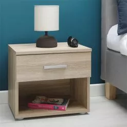 CARO-Möbel Nachttisch MARY Im 2er Set In Sonoma Eiche -Sideboards Verkäufe 51129 1 N1