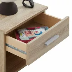 CARO-Möbel Nachttisch MARY In Sonoma Eiche Mit 1 Schublade -Sideboards Verkäufe 51129 3 1
