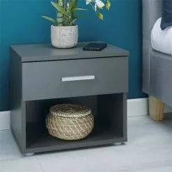 CARO-Möbel Nachttisch MARY Im 2er Set In Grau -Sideboards Verkäufe 51139 1 N1 1