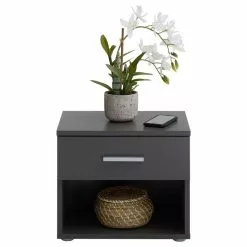 CARO-Möbel Nachttisch MARY In Anthrazit Mit 1 Schublade -Sideboards Verkäufe 51139 2