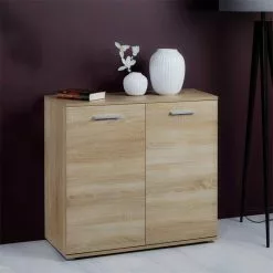 CARO-Möbel Kommode CHICAGO Mit 2 Türen In Sonoma Eiche -Sideboards Verkäufe 51173 A0 N