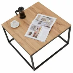 CARO-Möbel Couchtisch NOVY Mit Metallgestell, In Wotan Eiche/schwarz -Sideboards Verkäufe 51191 2