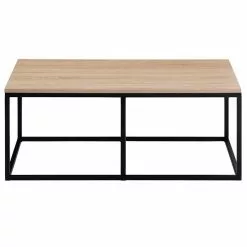 CARO-Möbel Couchtisch MAURO Mit Metallgestell, In Sonoma Eiche/schwarz -Sideboards Verkäufe 51199 1