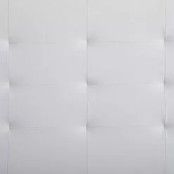 CARO-Möbel Polsterbett LIVERPOOL 90x200 Cm, Kunstleder Weiß -Sideboards Verkäufe 51261 3
