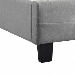 CARO-Möbel Polsterbett OHIO 90 X 200 Cm Inkl. Lattenrost In Grau -Sideboards Verkäufe 51264 4