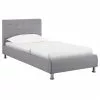 CARO-Möbel Polsterbett CANNES 90x200 Cm, Stoff In Grau