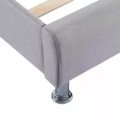 CARO-Möbel Polsterbett CANNES 90x200 Cm, Stoff In Grau -Sideboards Verkäufe 51265 4