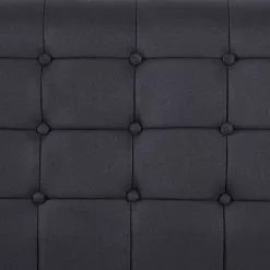 CARO-Möbel Polsterbett CANNES 90x200 Cm, Stoff In Schwarz -Sideboards Verkäufe 51266 2