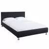 CARO-Möbel Polsterbett CANNES 140 X 200 Cm, In Schwarz