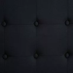 CARO-Möbel Polsterbett CANNES 140 X 200 Cm, In Schwarz -Sideboards Verkäufe 51272 2