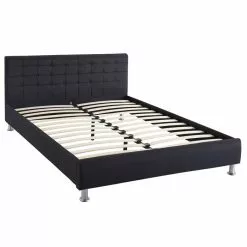 CARO-Möbel Polsterbett CANNES 140 X 200 Cm, In Schwarz -Sideboards Verkäufe 51272 3