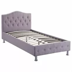 CARO-Möbel Polsterbett BIARRITZ 90 X 200 Cm, In Grau -Sideboards Verkäufe 51275 3