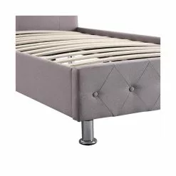 CARO-Möbel Polsterbett BIARRITZ 90 X 200 Cm, In Grau -Sideboards Verkäufe 51275 4