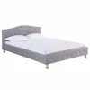 CARO-Möbel Polsterbett BIARRITZ 140 X 200 Cm, In Grau
