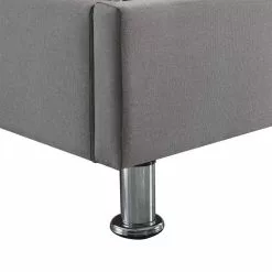 CARO-Möbel Futonbett LAREDO 140x200 Cm, Stoff In Grau -Sideboards Verkäufe 51292 4