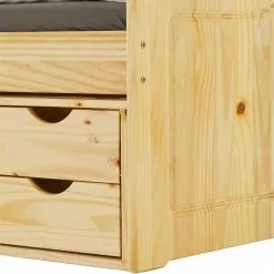 IDIMEX Bett Mit Stauraum SENTA 90x200 Cm, Kiefer Massiv In Natur -Sideboards Verkäufe 5222 5