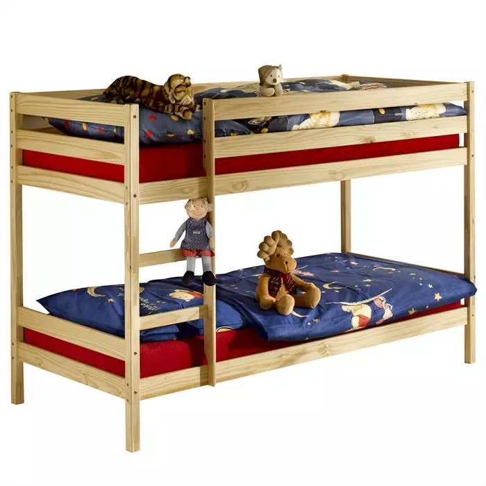 IDIMEX Etagenbett FELIX, Kiefer Massiv In Natur 1 IDIMEX Etagenbett FELIX, Kiefer Massiv In Natur
