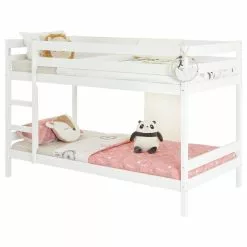 IDIMEX Etagenbett FELIX, Kiefer Massiv In Weiss