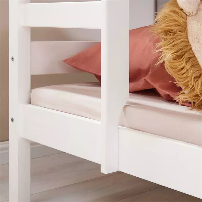 IDIMEX Etagenbett FELIX, Kiefer Massiv In Weiss 6 IDIMEX Etagenbett FELIX, Kiefer Massiv In Weiss – Bild 6