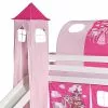 IDIMEX Turm PRINZESSIN Zu Bett Mit Rutsche, Pink/rosa