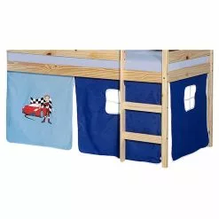 IDIMEX Vorhang AUTO, In Hellblau/dunkelblau