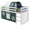 IDIMEX Hochbett ERIK Vorhang & Tunnel Fussball