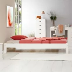 IDIMEX Futonbett TAIFUN Aus Kiefer Weiß In 90 X 190 Cm -Sideboards Verkäufe 71056 AC2