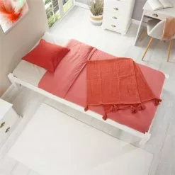 IDIMEX Futonbett TAIFUN Aus Kiefer Weiß In 90 X 190 Cm -Sideboards Verkäufe 71056 AC3