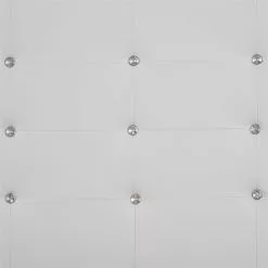 CARO-Möbel Polsterbett GLASGOW 90x200 Cm, Kunstleder In Weiß -Sideboards Verkäufe 71085 3