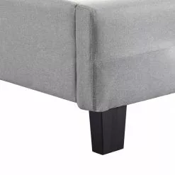 CARO-Möbel Polsterbett IOWA 140 X 200 Cm, Stoff Grau -Sideboards Verkäufe 71107 4