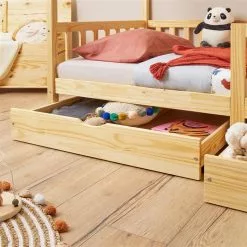 IDIMEX Hausbett NUNA In 90 X 200 Cm Aus Massiver Kiefer, Natur -Sideboards Verkäufe 71300 AC4