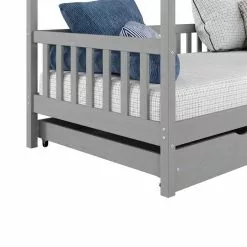 IDIMEX Hausbett NUNA In 90 X 200 Cm Aus Massiver Kiefer, Grau -Sideboards Verkäufe 71302 4