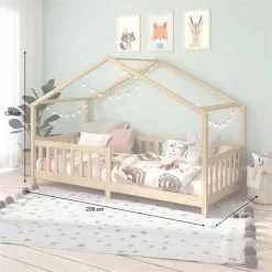 IDIMEX Hausbett LISAN In 90 X 200 Aus Massiver Kiefer In Natur -Sideboards Verkäufe 71310 AC2