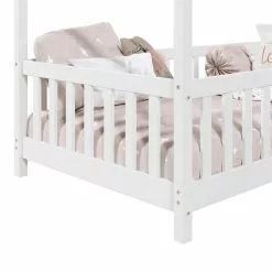 IDIMEX Hausbett LISAN In 90 X 200 Aus Massiver Kiefer In Weiß 10 IDIMEX Hausbett LISAN In 90 X 200 Aus Massiver Kiefer In Weiß -Sideboards Verkäufe 71311 5