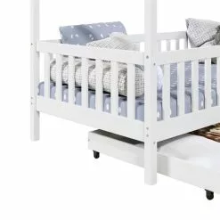 IDIMEX Hausbett ELEA In 90 X 200 Cm Aus Massiver Kiefer Mit Schubladen In Weiß 10 IDIMEX Hausbett ELEA In 90 X 200 Cm Aus Massiver Kiefer Mit Schubladen In Weiß -Sideboards Verkäufe 71331 4